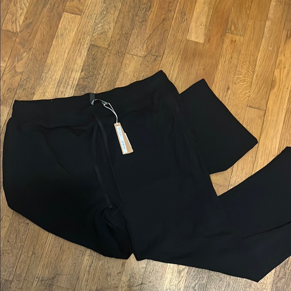SKIMS Black Relaxed Drawstring Pants